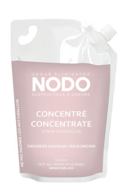 Concentré de neutralisant d'odeur NODO à l'orchidée sauvage - Donne 6 bouteilles de 360ml