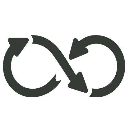 Icône d'économie circulaire