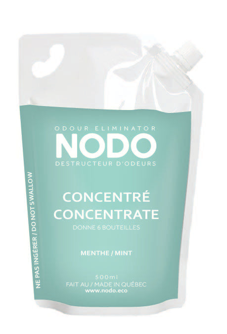 Concentré de neutralisant d'odeur NODO à la menthe - Donne 6 bouteilles de 360ml