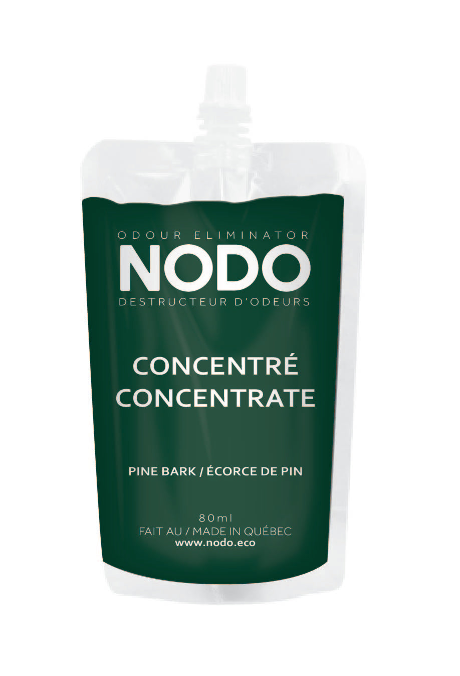 Recharge pour spray destructeur d'odeurs NODO à l'arôme d'écorce de pin