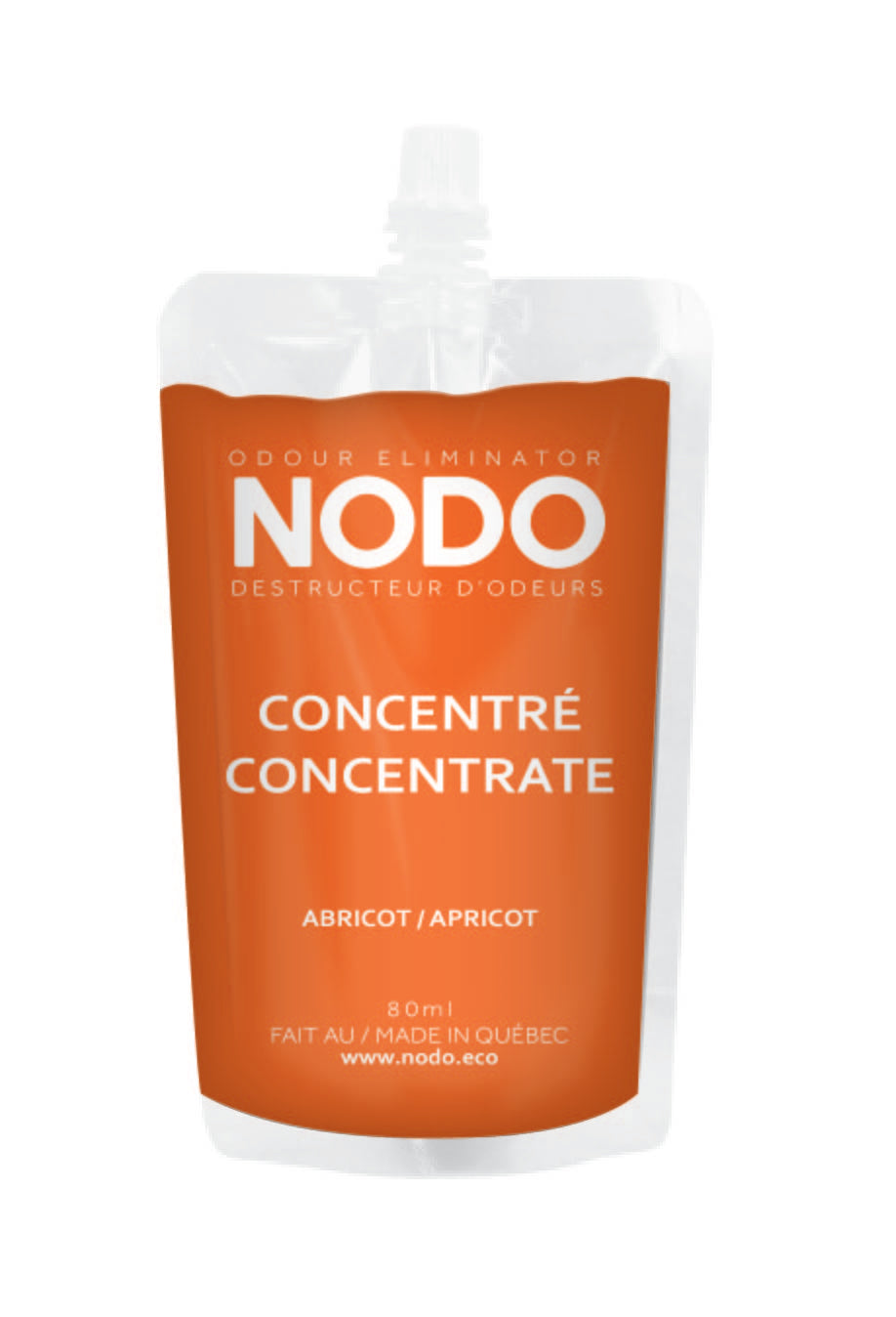 Recharge de neutralisant d'odeur NODO à l'abricot - DOnne une bouteille de 360ml
