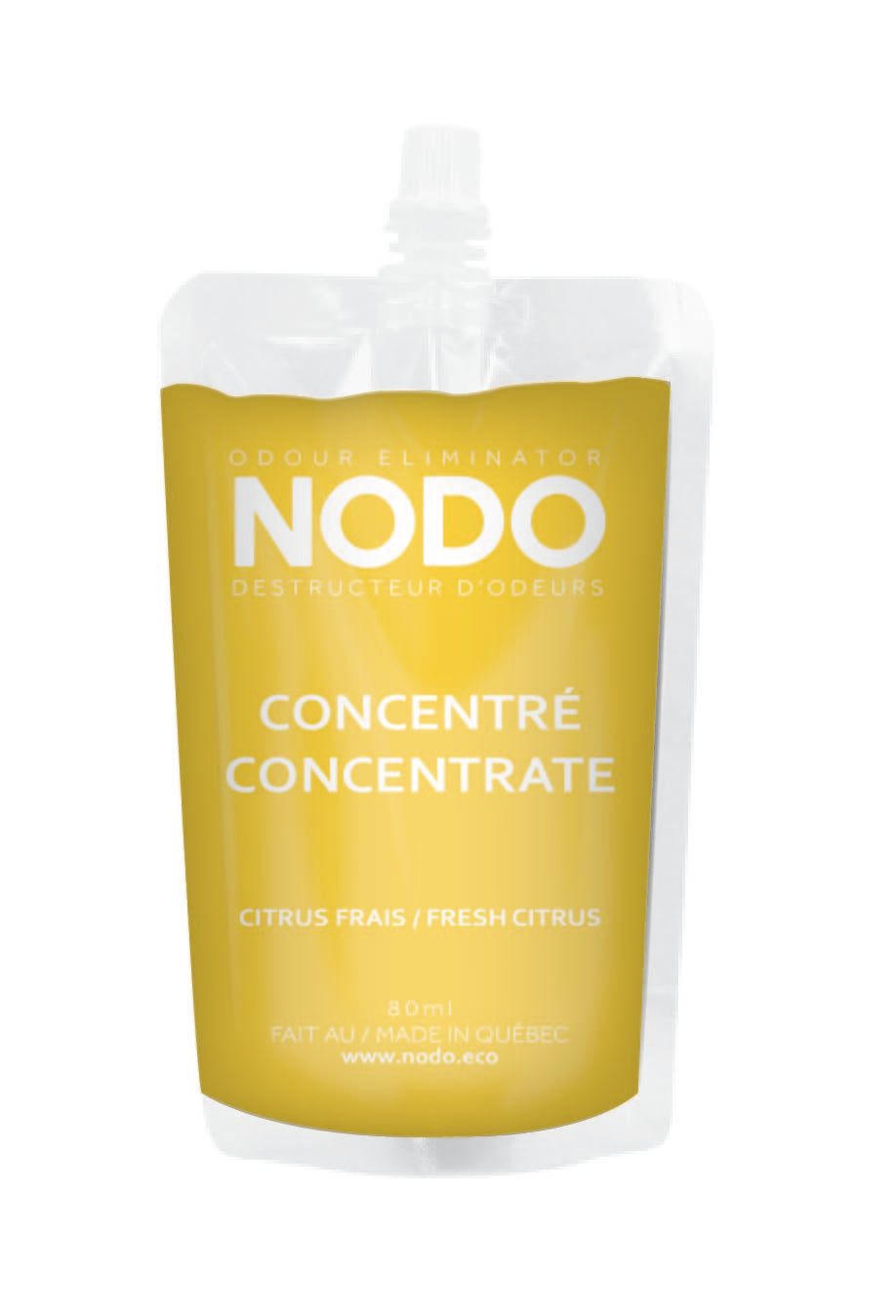 Recharge de neutralisant d'odeur NODO au citrus frais - Donne une bouteille de 360ml