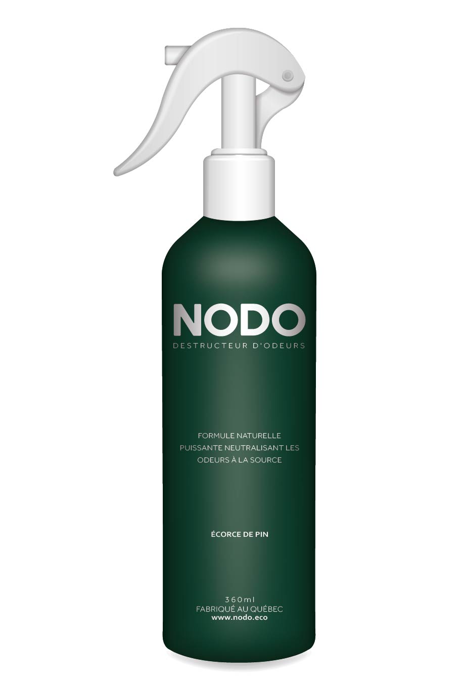 vaporisateur pour éliminer les odeurs à l'arôme d'écorce de pin NODO